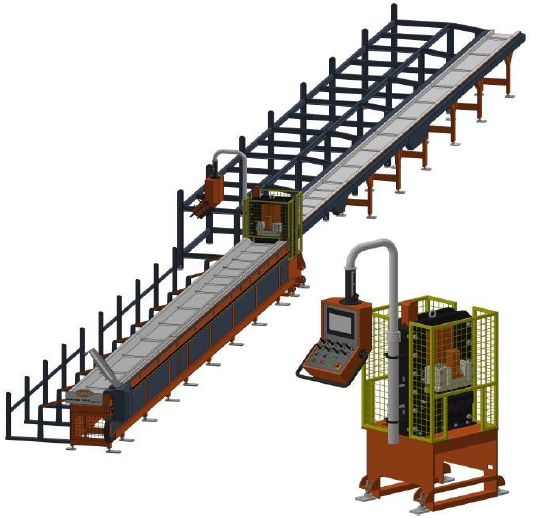 AUTOMATINĖ ARMATŪROS PJOVIMO LINIJA MATRIX 55 - Image 2